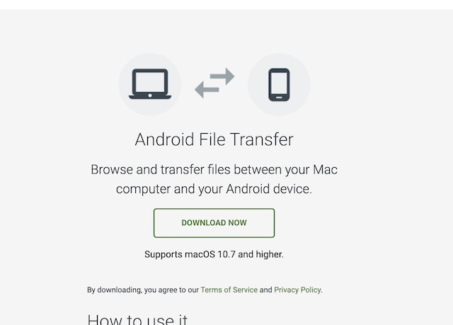 Android File Transfer app