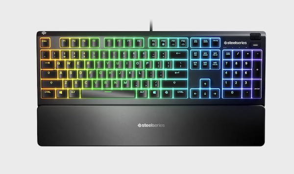 SteelSeries Apex 3 RGB Water-resistant Gaming Keyboard