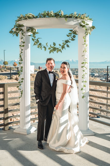 black suits with black pants wedding