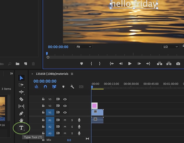 add text in premiere 012