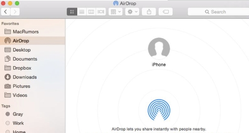 transfer photos from iphone to mac airdrop