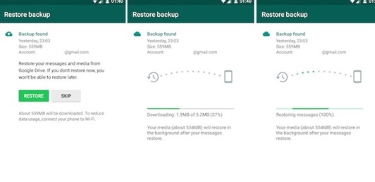 recover deleted whatsapp from google drive 