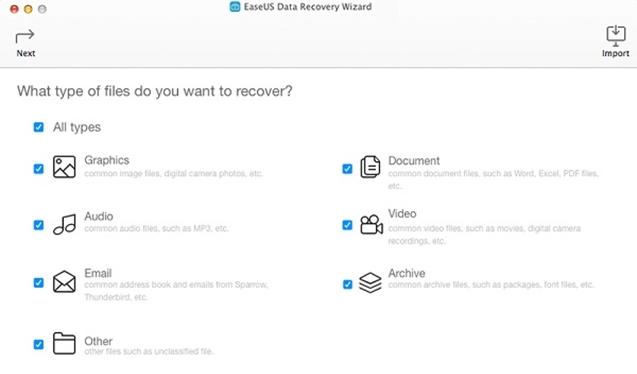 easeus data recovery mac