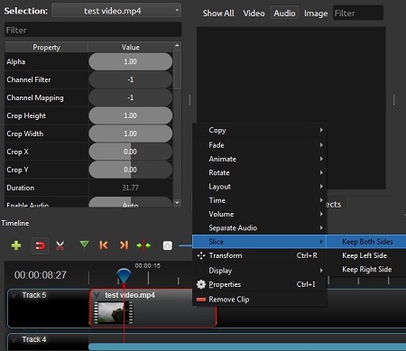openshot video editor timeline
