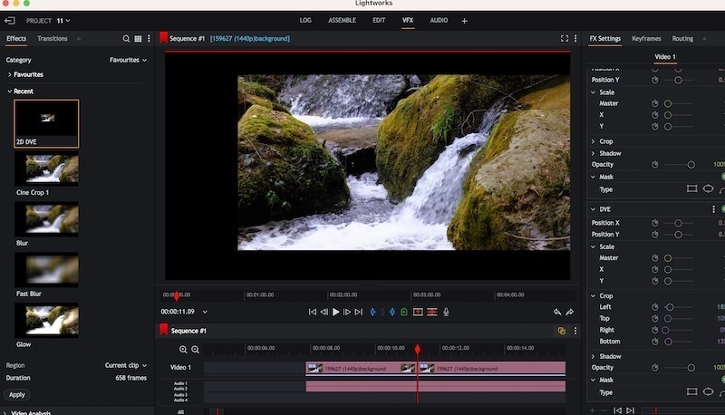 how to crop a video on Mac